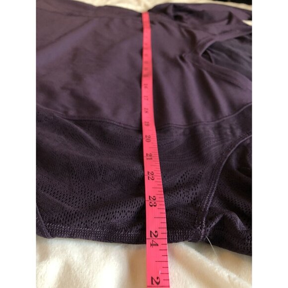 NWT Athleta Crop Long Sleeve Top Womens 3X Purple Athleticwear Athleisure Yoga - Picture 7 of 8